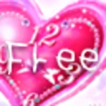 pink heart trial android application logo